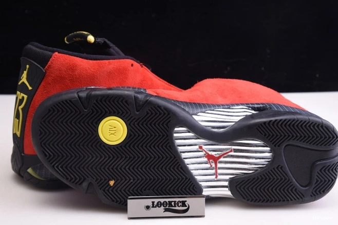Cheap TBkick Jordan 14 654459-670 Retro Air Red Challenge 0813